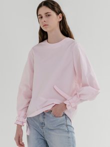 LIGHT BUCKLE BLOUSE_LIGHT PINK