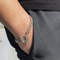러쉬오프(RUSH OFF) Faded Bold Chain Bracelet / 페이디드 볼드체인 팔찌 (은도금)
