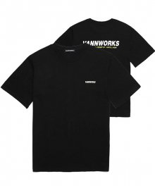 시그니처 로고 반팔 티셔츠(VNAITS201) 블랙
