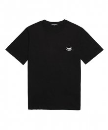 미니멀 서클 로고 반팔 티셔츠(VNAITS203) 블랙