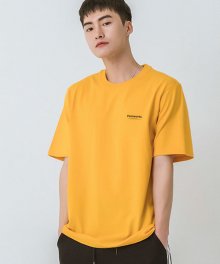 미니멀리즘 로고 반팔 티셔츠(VNAITS206) 오렌지