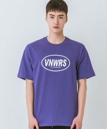 서클 로고 반팔 티셔츠(VNAITS214) 퍼플
