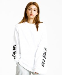 KITSCH ME IF YOU CAN WHITE/BLACK LONG SLEEVE