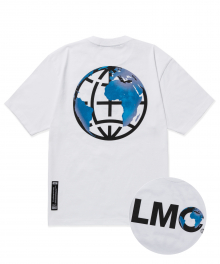 LMC EARTH LOGO TEE white