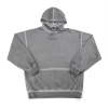 Washed Drop Hoodie (HAND MADE) - SILVER