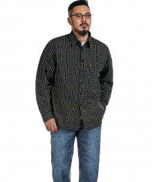 JEROME CHECK SHIRTS 카키