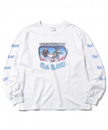 BUG BLOOD L/SL Top White