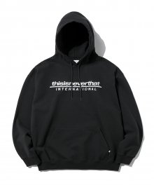 SP-INTL. Logo Hooded Sweatshirt Black