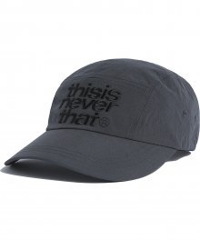 3Line-Logo Camp Cap Anthracite