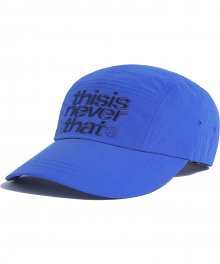 3Line-Logo Camp Cap Blue