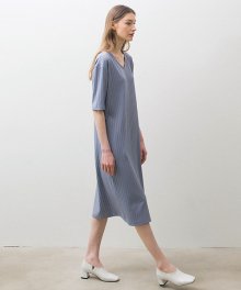 Ribbed One-piece - Dust Blue