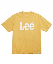 빅 로고 반팔티 BIG LOGO HALF TEE-MUSTARD/WHITE