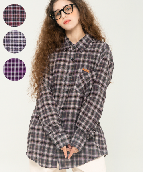 메리제임스(maryjames) [남녀공용] Vue Check Shirts (3 COLOR)