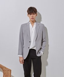 Nd plain setup jacket (Grey)