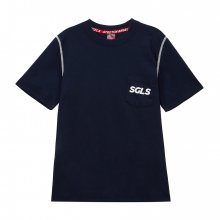 SGLS 로고 베이직 티셔츠 (네이비)