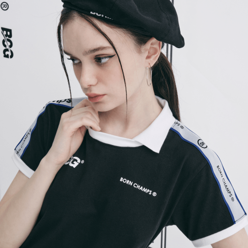 본챔스(bornchamps) BCG 반팔 원피스 CESBGTS07BK