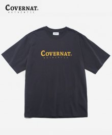 S/S AUTHENTIC LOGO TEE CHARCOAL