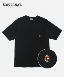 1PK C LOGO WAPPEN TEE BLACK