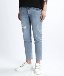 Standard Crop Jeans (Stone L.Blue)