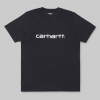 S/S 스크립트 티셔츠 (네이비/화이트)I023803.1C.90