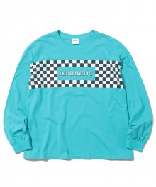 RACING L/SL Top Blue Green