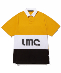 LMC SHORT SLV RUGBY SHIRT yellow