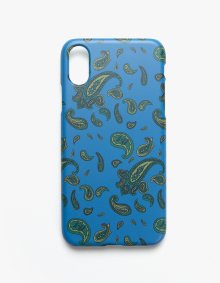 Paisley iPhone Case X/XS - Deep Blue