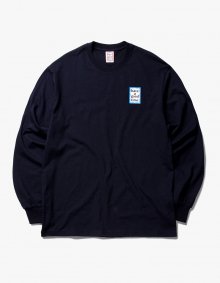 Blue Mini Frame L/S Tee - Navy