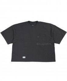 Oversized Signature Logo T-Shirt [Charcoal]