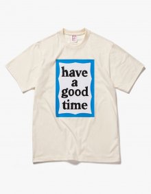 Big Blue Frame S/S Tee - Cream