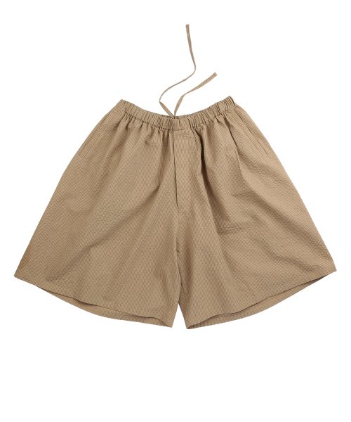 아조바이아조(AJOBYAJO) Stripe Seersucker Shorts [Camel] - 75,600 