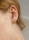 피오레(FIORE) lace full heart earring