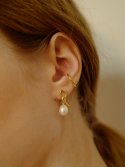 피오레(FIORE) pearl ribbon drop earring ver.1