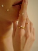피오레(FIORE) pearl ribbon ring