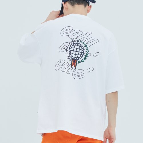 로맨틱크라운(ROMANTIC CROWN) Easy Day Vibe T Shirt_White