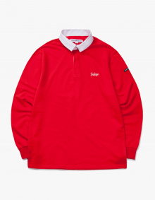 Varsity L/S Rugby Tee - Red