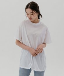 silket over T-shirt_white