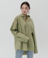 Overfit color shirt_green
