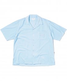 Velour S/SL Shirt Sky Blue