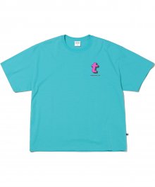 T-CUBIC Tee Blue Green