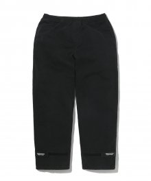 Velcro Cuff Pant Black