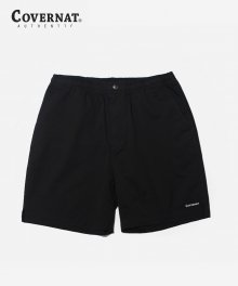 COTTON TWILL EASY SHORTS BLACK