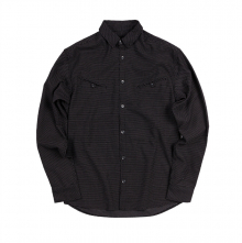 OBLIQUE DOTTING SHIRT BLACK