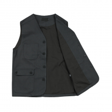 HBT CURVES VEST DARKGRAY