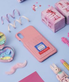 (PC-19344) ROLAROLA X FENNEC CARD PHONE CASE PINK