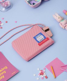 (LV-19343) ROLAROLA X FENNEC MINI WALLET PINK