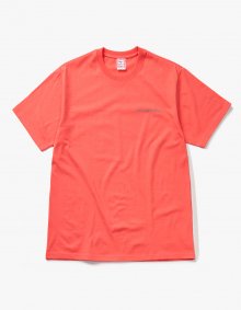 Side Logo S/S Tee - Coral
