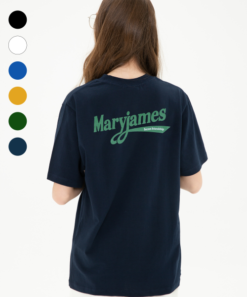 메리제임스(maryjames) [남녀공용-오버핏] NEWJAMES HALF SLEEVE (6 COLOR)
