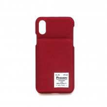 C&S iPHONE X/XS POCKET CASE - SMOKE RED
