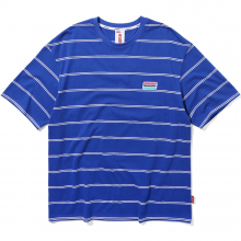 DOUBLE PIN STRIPE TEE BLUE (MG1JMMT515B)